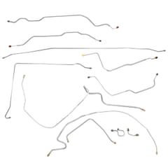 (1972) Brake Line Set - 2wd - Power